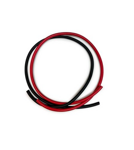 50mm Heavy Duty Battery Cable Pair 1m Red black with lugs