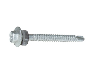 Self Drilling Tek Screws 75mm zinc coated galv