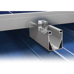 Aluminum Solar Panel PV Mounting Structure  for IBR Corrugated Roof - 3 Panels