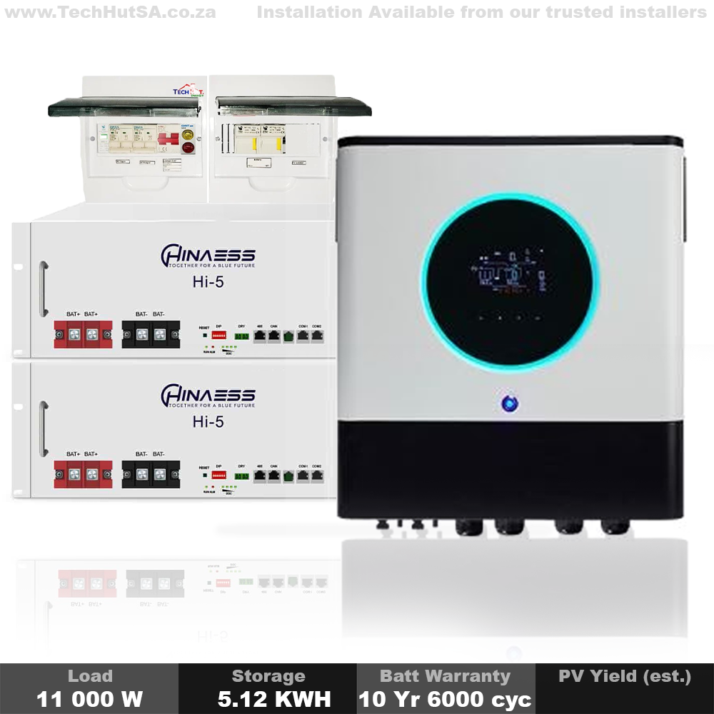 Voltronic Axpert MAX II 11KW Off Grid Power Inverter with Hina 10.24KW