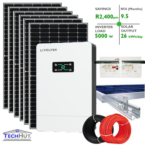 Livoltek 5kW Hybrid Power Solar Inverter Kit