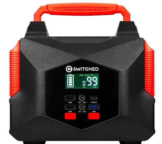 Switched 200W Portable Power Station (166.5Wh)