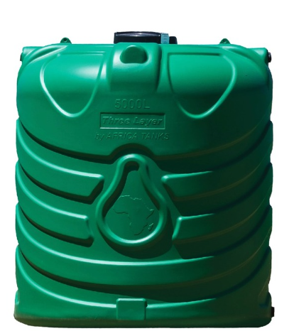 Africa Tanks Vertical Water Tank - Green (5000L)