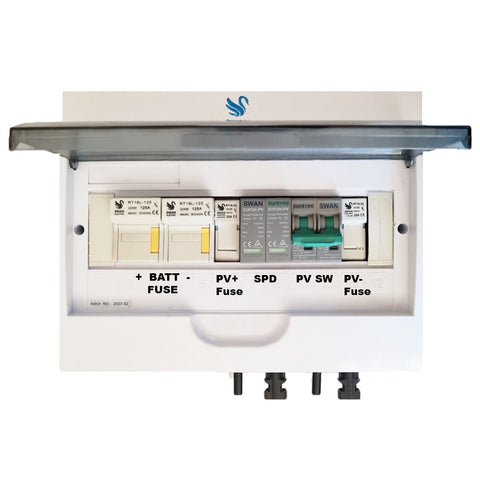 Pre-Assembled 2 String PV Combiner Box For Solar Power Inverter