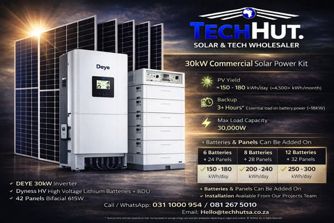 DEYE 30KW Hybrid Power Solar Inverter Kit