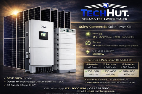 Deye 50kW Hybrid Power Solar Inverter Kit