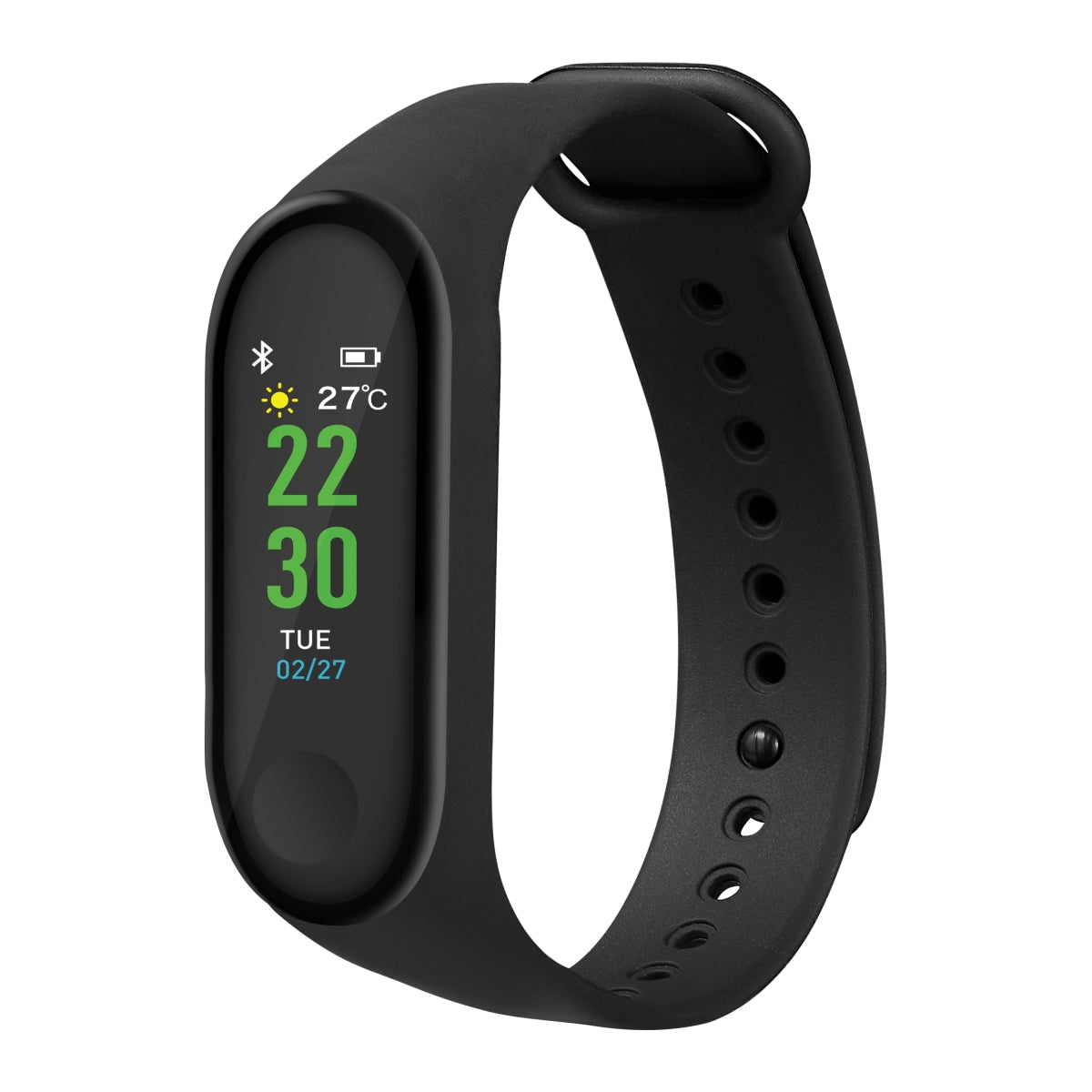 Bounce Circuit Series Activity Band with Heart Rate Monitor - Black PDQ of 10