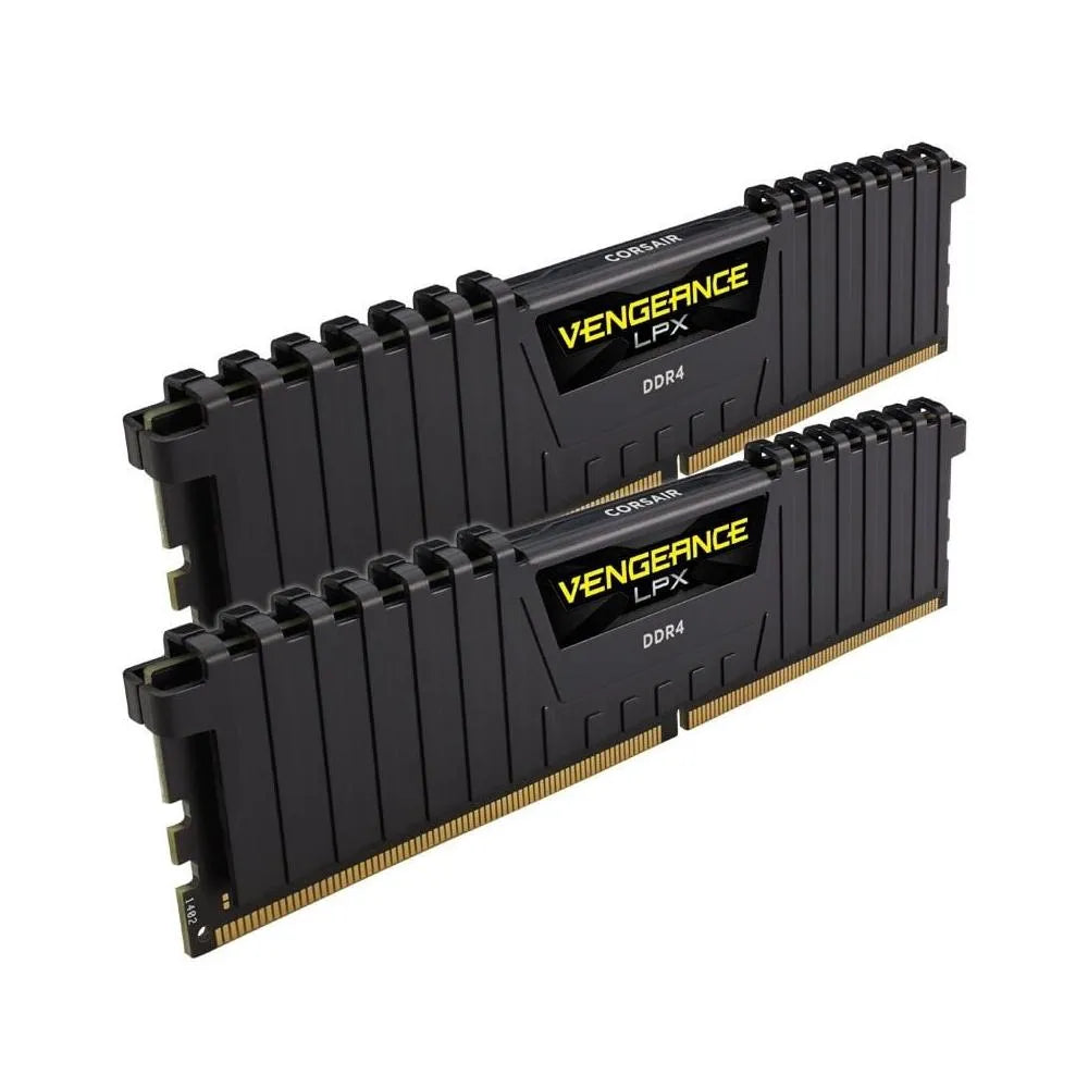 Corsair-VENGEANCE®-LPX-16GB-(2-x-8GB)-DDR4-DRAM-3200MHz-C16-Memory-Kit;-16-20-20-38;-1.35V;-Black