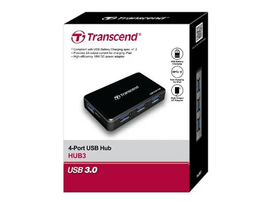 TRANSCEND-USB3.0---4-PORT-HUB---POWERED