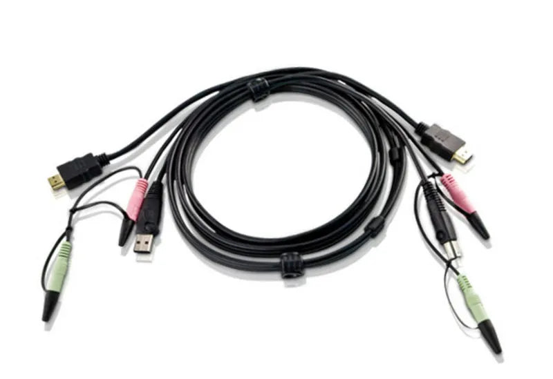 1.8m-USB-HDMI-to-DVI-D-KVM-cable-with-Audio