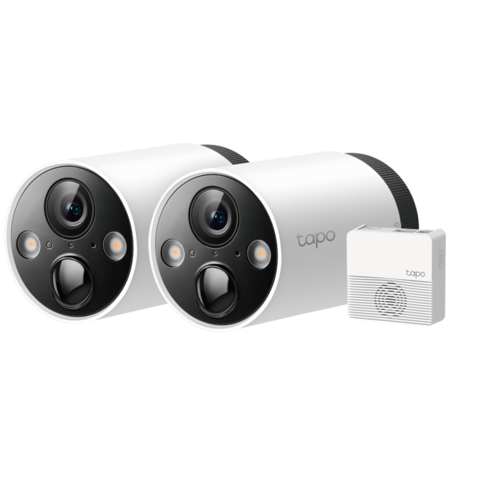 TP-Link Tapo C420S2 2K Smart Wire-Free Security Camera, 2 Camera System
