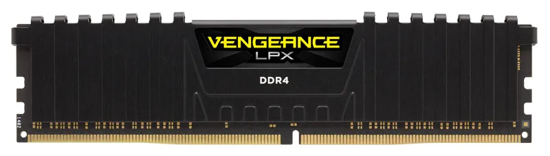 Corsair-VENGEANCE®-LPX-8GB-(1-x-8GB)-DDR4-DRAM-3000MHz-C16-Memory-Kit;-16-20-20-38;-1.2V;-Black
