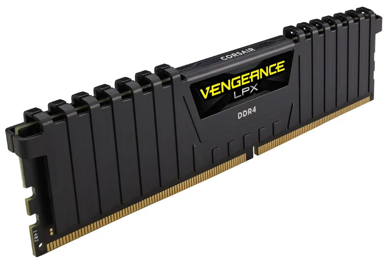 Corsair-VENGEANCE®-LPX-16GB-(1-x-16GB)-DDR4-DRAM-3000MHz-C16-Memory-Kit;-16-20-20-38;-1.2V;-Black