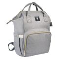 Totes Babe Alma Convertible Diaper Backpack Dark Grey