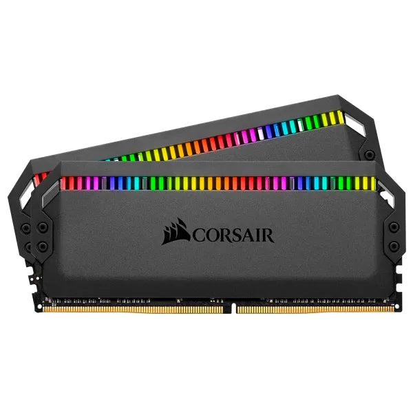 Corsair-DOMINATOR®-PLATINUM-RGB-32GB-(2-x-16GB)-DDR4-DRAM-3200MHz-C16-Memory-Kit;-16-20-20-38;-1.35V;-Black