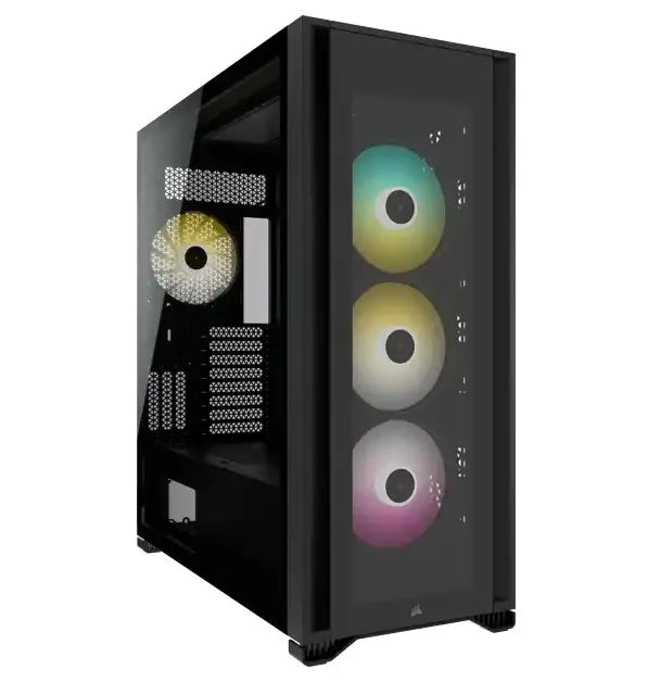 iCUE-7000X-RGB-Tempered-Glass-Full-Tower-Smart-Case;-Black---Includes-Fan-and-RGB-Controller-Commander-Core-XT