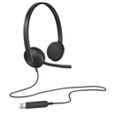 Logitech® H340 USB Computer Headset - BLACK - USB - N/A - EMEA - LANG SET 935
