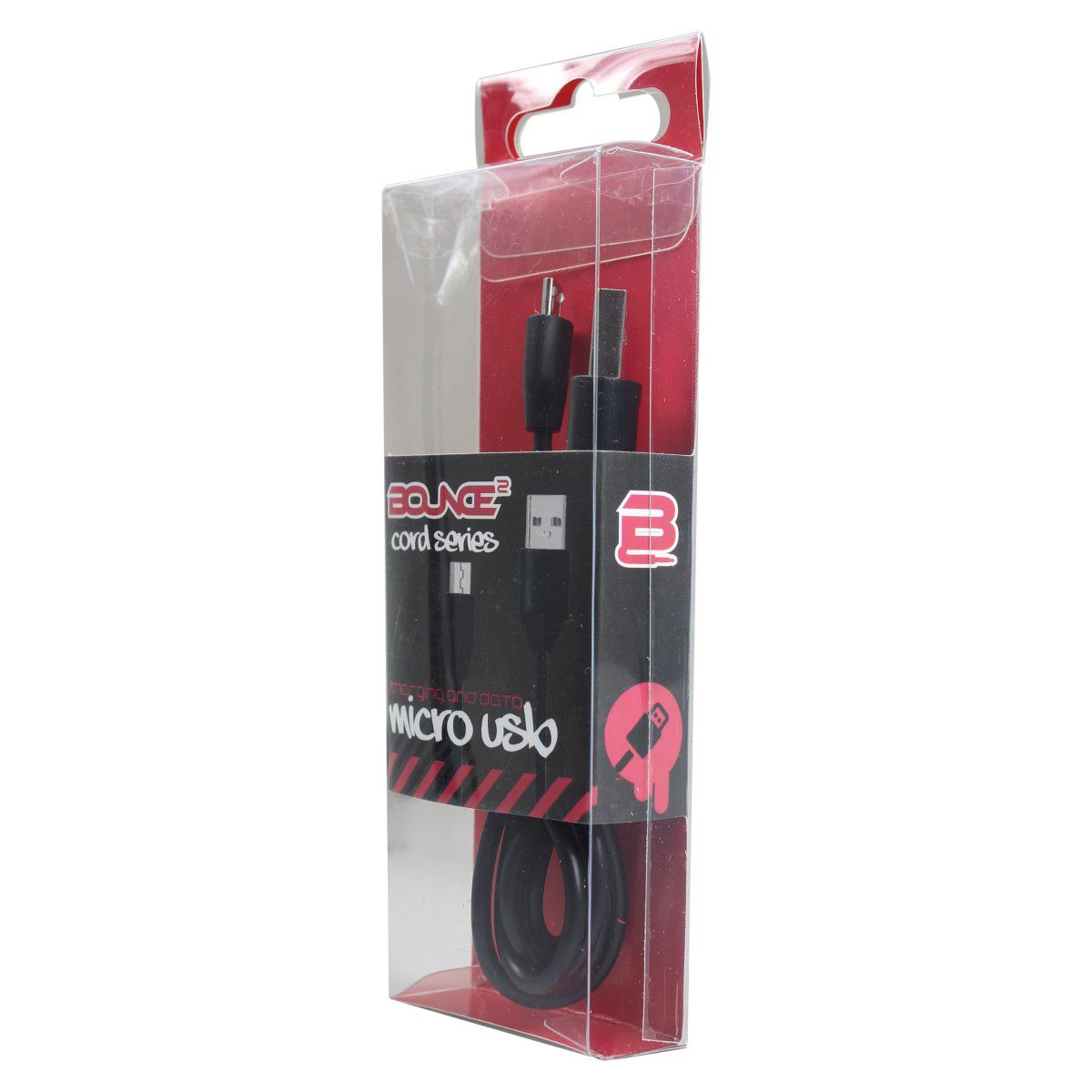 Bounce Cord Series 1.2m Micro USB cable - Black