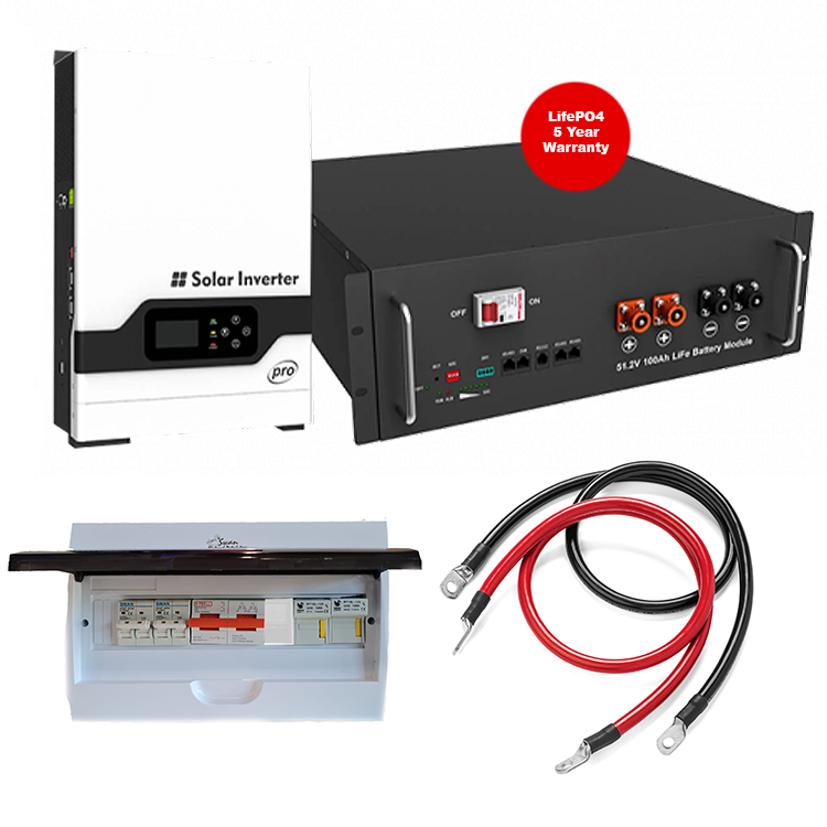 Nava Solar 5KVA Inverter Kit with 4.8KWh Nava Lithium Battery