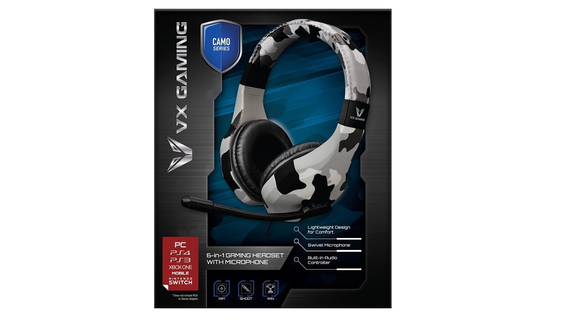 VX Gaming Cameo Series 6-In-1 Gaming Headset For PS3
