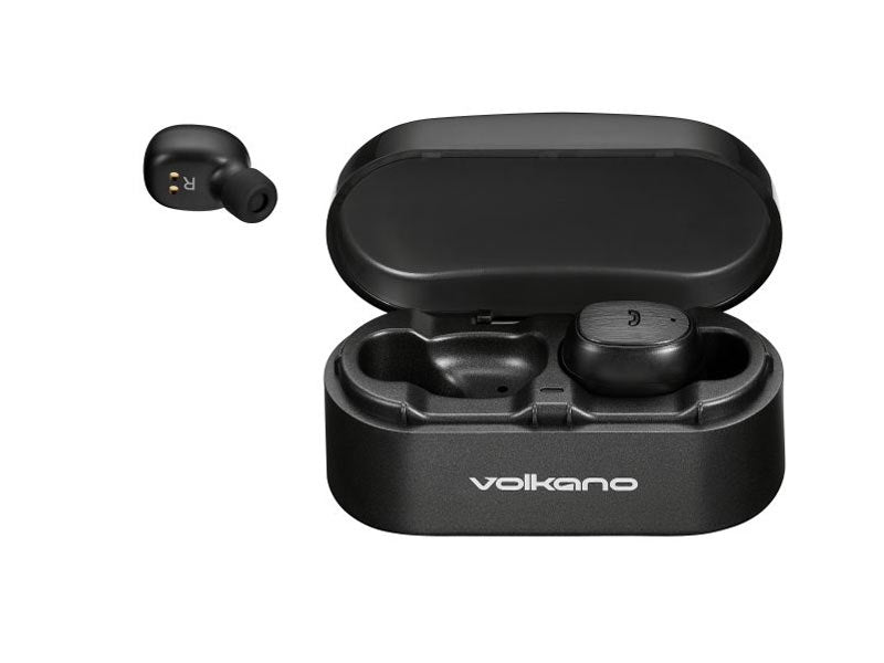 Volkano Virgo Series True Wireless Earphones - Black