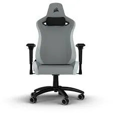 CORSAIR-TC200-Fabric-Gaming-Chair---Standard-Fit;-Light-Grey-/-White
