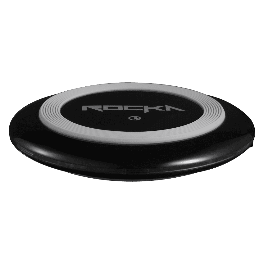 Rocka Liberty series Qi Wireless phone charger - black
