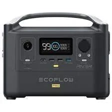 ECOFLOW-RIVER-PRO-Portable-Power-Station---720Wh-Battery---600W-output;-200W-Solar;-International--Socket