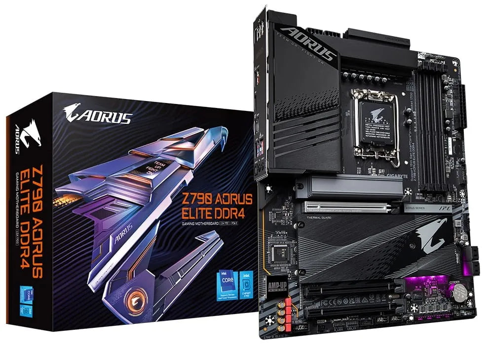 GIGABYTE-Aorus-Elite-Intel®-Z790-Chipset-for-12th/13th-Gen-LGA-1700;-4x-DDR4;-4x-M2-G4;-HDMI;-ATX.-