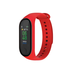 Volkano Active Tech Core series Fitness Bracelet with HRM - Red