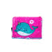Quest Sequin Narwhale Pencil Case. Pink