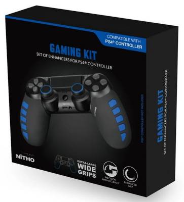 Nitho PS4 GAMING KIT Non slip grip set for PS4® controllers