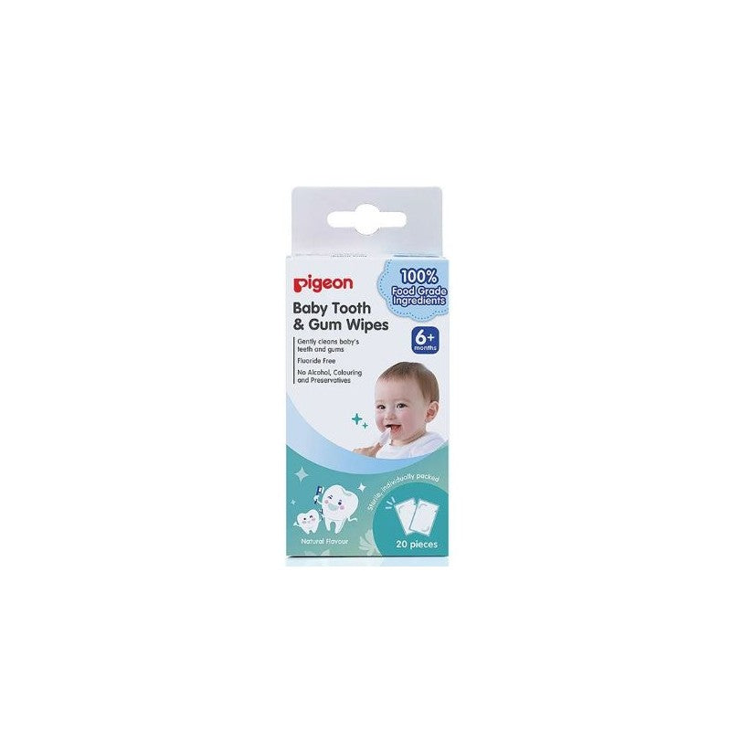 BABY TOOTH & GUM WIPES NATURAL 20S (EN)