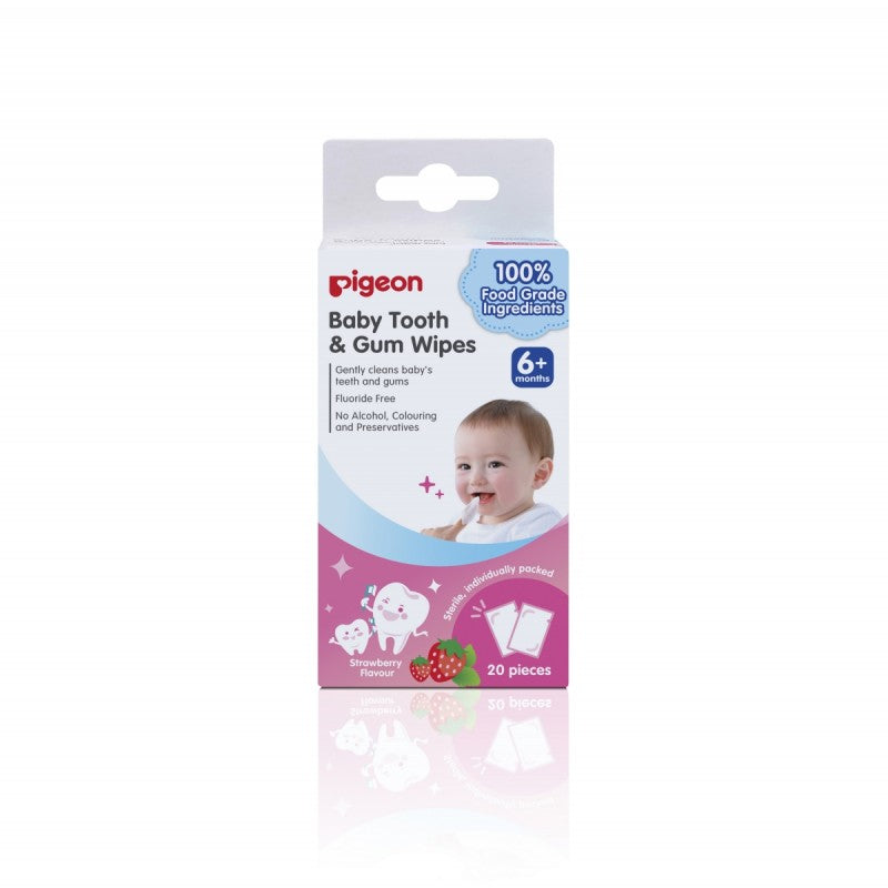 BABY TOOTH & GUM WIPES STRAWBERRY 20S (EN)