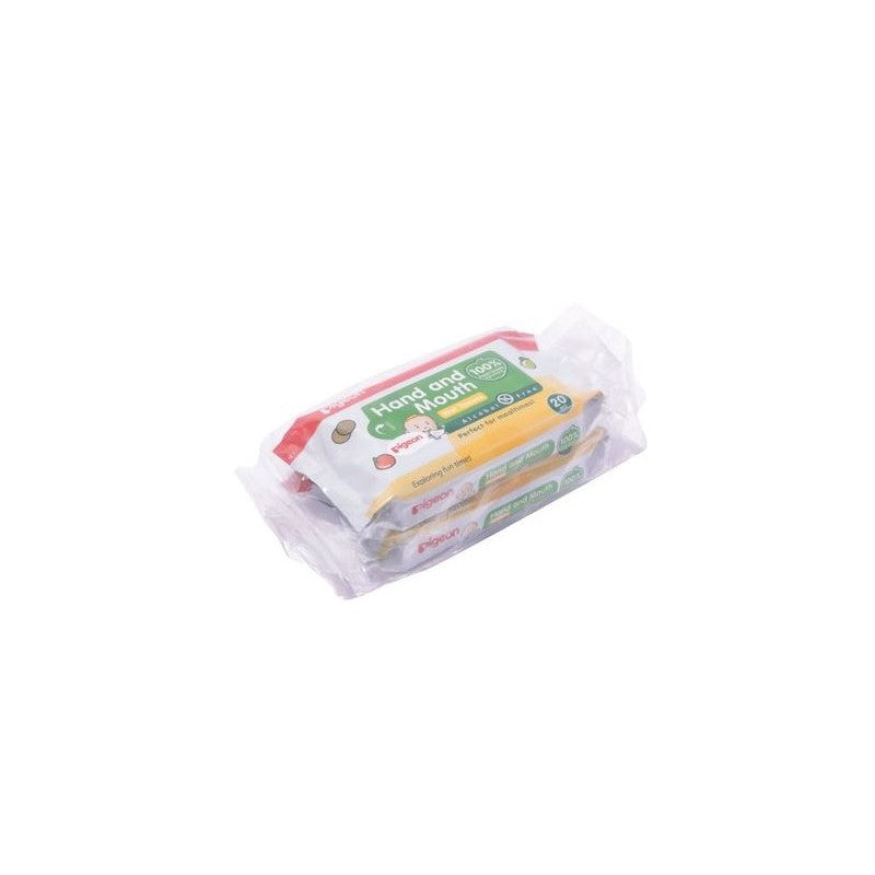 Pigeon - HAND MOUTH WIPES 20'S 2-IN-1