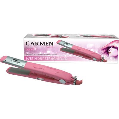 CARMEN PINK WET 'N DRY STRAIGHTENER - PINK