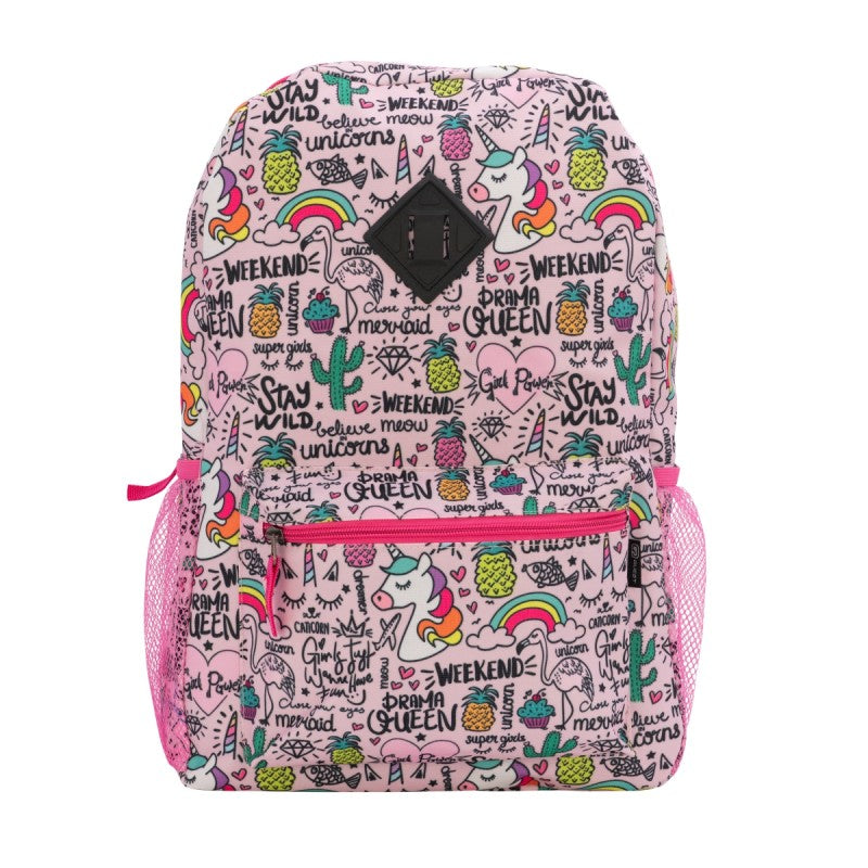 Quest Unicorn Weekend 4 Piece BTS Backpack Combo – Pink
