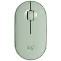 Logitech® Pebble M350 Wireless Mouse - Eucalyptus - 2.4GHZ/BT - CLOSED BOX