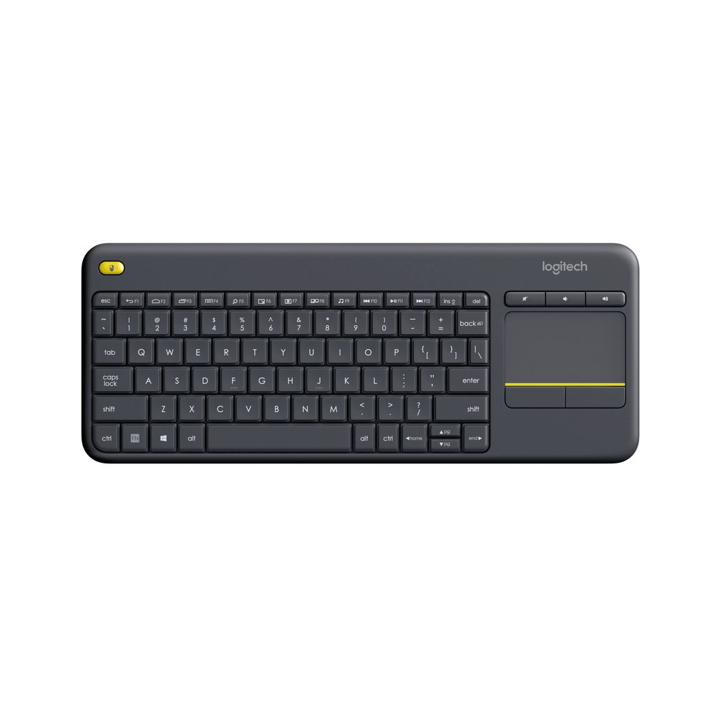 Logitech® Wireless Touch Keyboard K400 Plus - DARK - 2.4GHZ