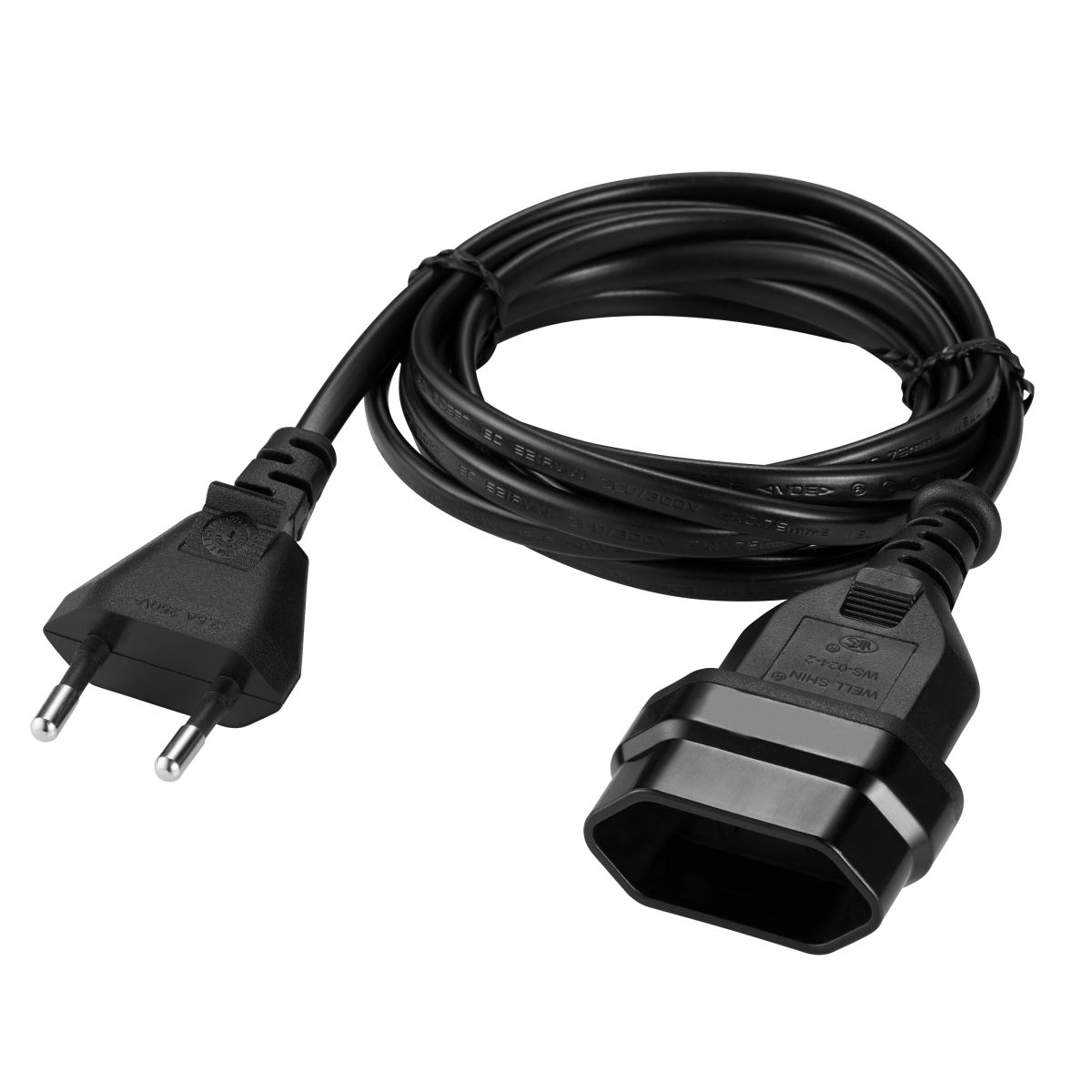 SWITCHED Easy Cable Extender Daisy Chain Kit 2M - Black