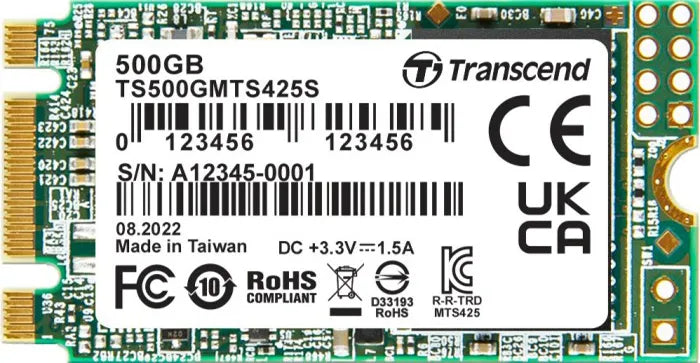 TRANSCEND-500GB-MTS425S-M.2-SATA-3-2242-SSD---CACHELESS-TLC