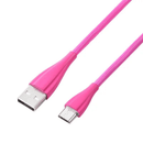 Volkano Fashion series cable Micro USB 1.8m - Lumo - Pink